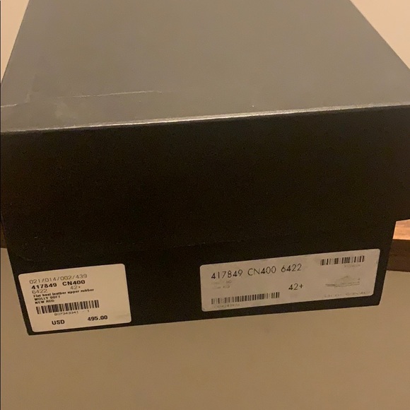 Saint Laurent red flat heel leather - Picture 5 of 5